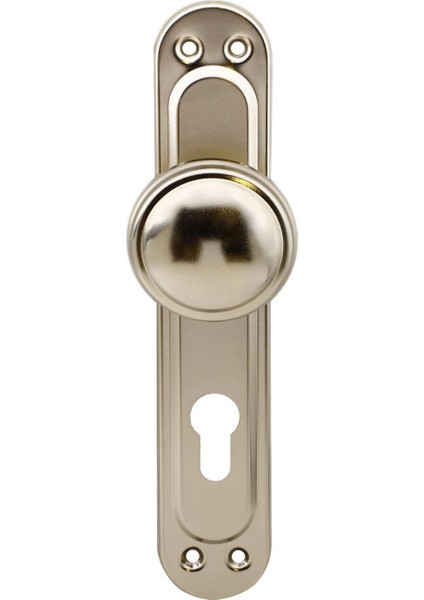 Aynalı Nikel Kapı Tokmağı Topuzu Kolu Metal Tokmak Yale fırsatları