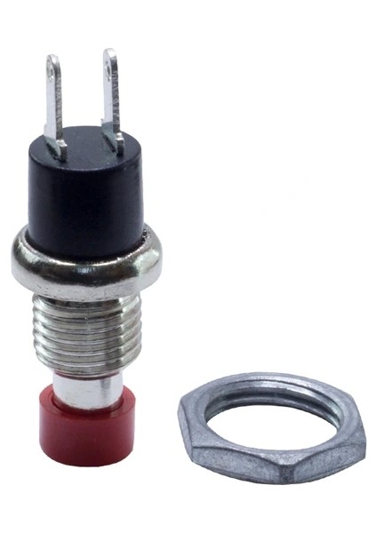 Mini Buton Kırmızı (IC-177) * PBS-105 Diyafon Buton