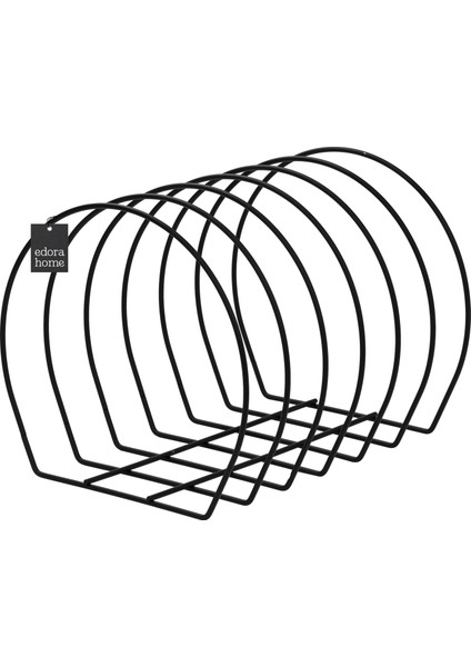 Siyah 6 Bölmeli Tepsi Düzenleyici Raf, Tezgah Üstü Organizer - Metal Paslanmaz fiyatları