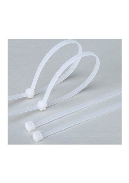 Kablo Bağı & Plastik Kelepçe & Cırt Kelepçe 4,8X380 mm Beyaz 100 Adet