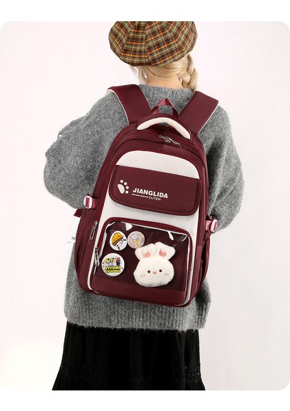 Yüksek Değerli Ortaokul Kız Okul Çantası Büyük Kapasiteli Sevimli Öğrenci Sırt Çantası (Yurt Dışından) fırsatları