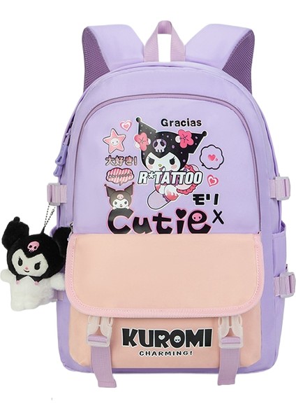 Kuromi Kız Okul Çantası Sırt Çantası (Yurt Dışından)
