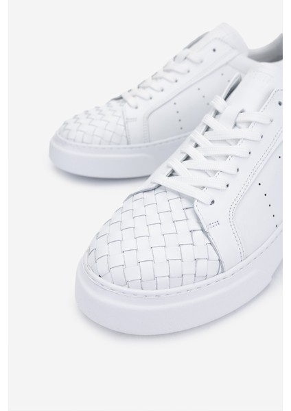 Erkek Hakiki Deri Sneakers & Spor Ayakkabı 04 2559 Erk Ayk Y25 Beyaz Dr/orgu modelleri