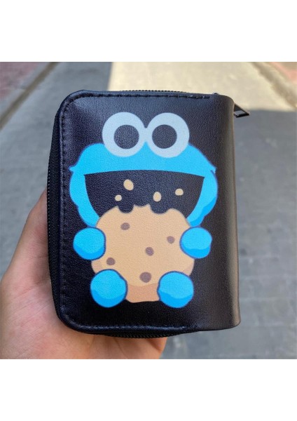 Cookie Monster Kısa Cüzdan
