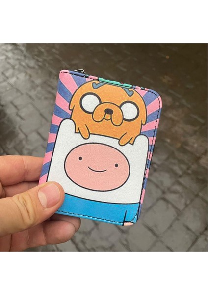 Adventure Time Finn&dog Jake Face Kısa Cüzdan