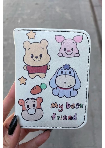 Winnie The Pooh My Best Friends Kısa Cüzdan