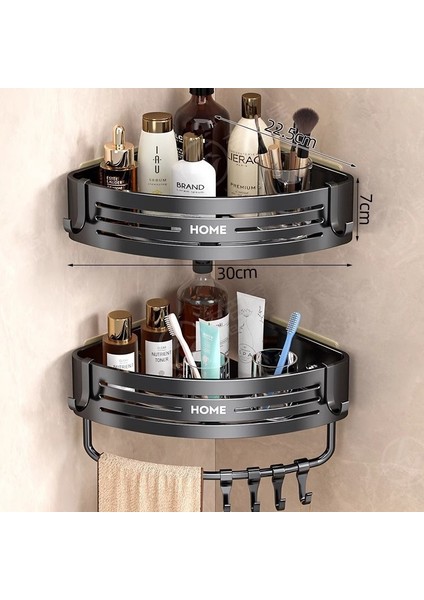 Banyo Banyo Üçgen Raf Tuvalet Tuvalet Rafı Punch Yok Duvara Monte Duvar Rafı (Yurt Dışından)