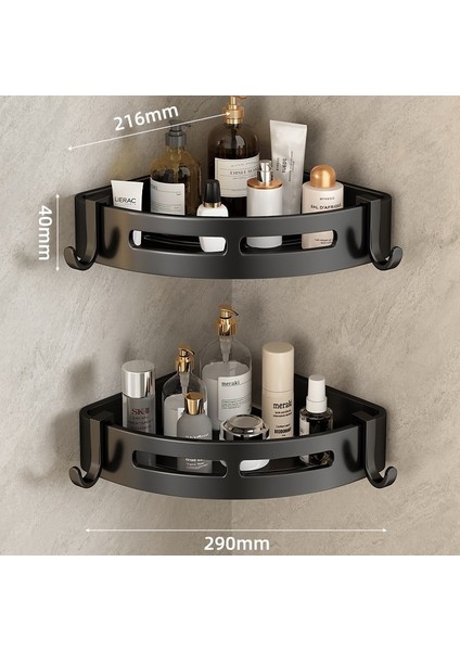 Banyo Banyo Üçgen Raf Tuvalet Tuvalet Rafı Punch Yok Duvara Monte Duvar Rafı (Yurt Dışından)