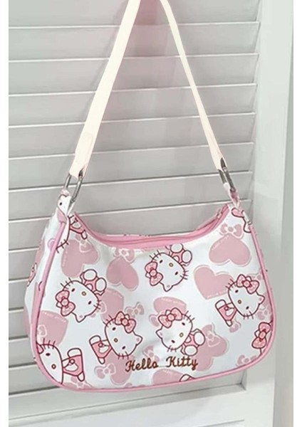 Pembe Hello Kitty Lolita Kol Çantası