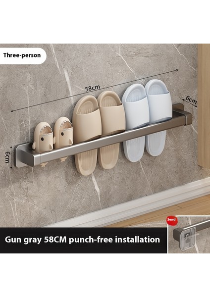 Banyo Terlik Rafı Banyo Rafı Ayakkabı Saklama Tuvalet Asma Rafı Boşaltma Rafı (Yurt Dışından)