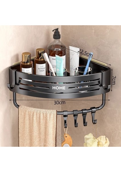 Banyo Banyo Üçgen Raf Tuvalet Tuvalet Rafı Punch Yok Duvara Monte Duvar Rafı (Yurt Dışından)
