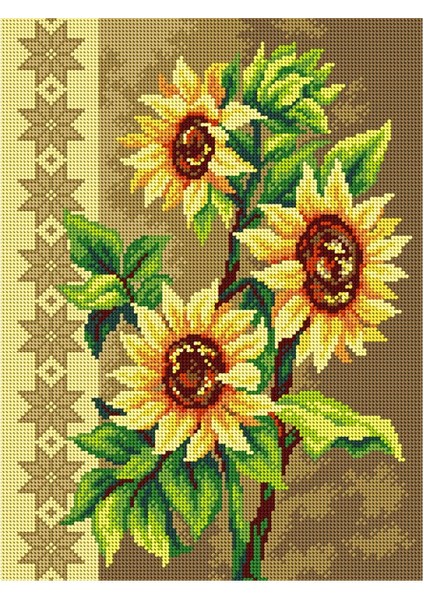 Baskılı Goblen Ayçiçek 2632 30*40 cm