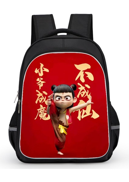 Nezha Iki Sihirli Çocuk Denizin Peşinde Anime Omuzlar Öğrenciler Okul Çantası Bilgisayar Çantası (Yurt Dışından)