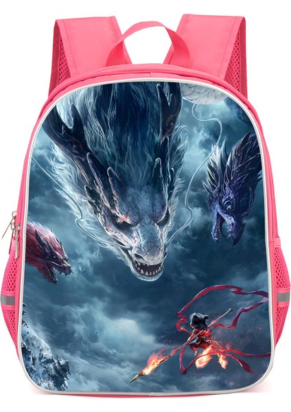 Nezha Iki Sihirli Çocuk Denizin Peşinde Anime Omuzlar Öğrenciler Okul Çantası Bilgisayar Çantası (Yurt Dışından)