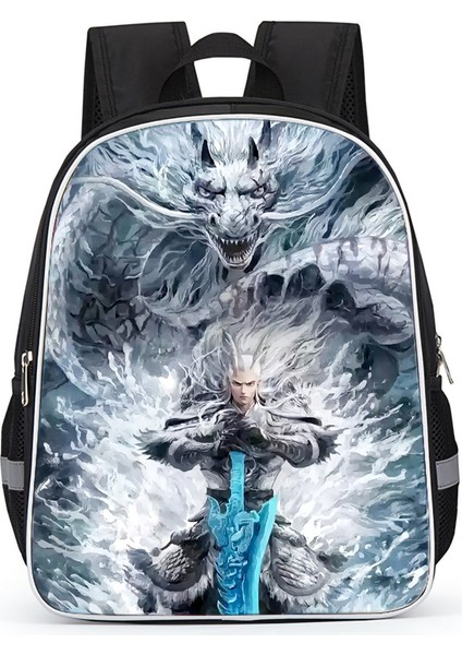 Nezha Iki Sihirli Çocuk Denizin Peşinde Anime Omuzlar Öğrenciler Okul Çantası Bilgisayar Çantası (Yurt Dışından)