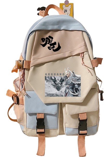 Nezha Etrafında Niş Yakışıklı Moda Ilk ve Ortaokul Öğrencileri Erkek ve Kız Öğrenciler Omuz Çantası Okul Çantası (Yurt Dışından)