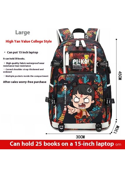 Nezha Okul Çantası Yakışıklı Ilkokul Öğrencileri Ortaokul (Yurt Dışından)