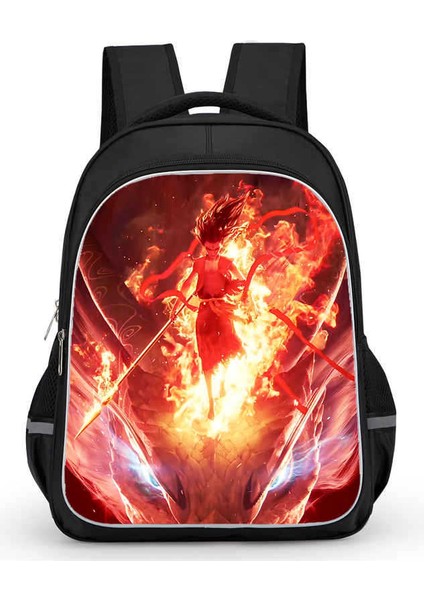 Nezha Iki Sihirli Çocuk Denizin Peşinde Anime Omuzlar Öğrenciler Okul Çantası Bilgisayar Çantası (Yurt Dışından)