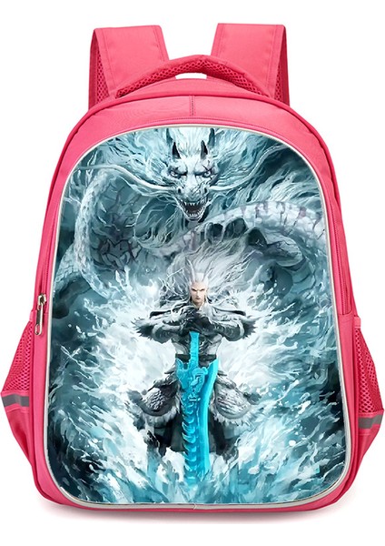 Nezha Iki Sihirli Çocuk Denizin Peşinde Anime Omuzlar Öğrenciler Okul Çantası Bilgisayar Çantası (Yurt Dışından)