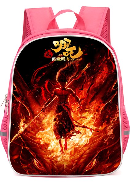Nezha Iki Sihirli Çocuk Denizin Peşinde Anime Omuzlar Öğrenciler Okul Çantası Bilgisayar Çantası (Yurt Dışından)