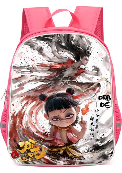 Nezha Iki Sihirli Çocuk Denizin Peşinde Anime Omuzlar Öğrenciler Okul Çantası Bilgisayar Çantası (Yurt Dışından)