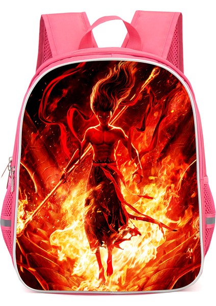 Nezha Iki Sihirli Çocuk Denizin Peşinde Anime Omuzlar Öğrenciler Okul Çantası Bilgisayar Çantası (Yurt Dışından)