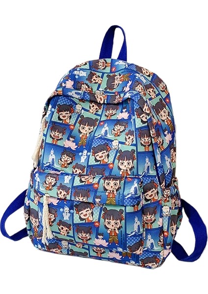 Okul Çantası Nezha Kız Çocuk Moda Omuz Çantası (Yurt Dışından)