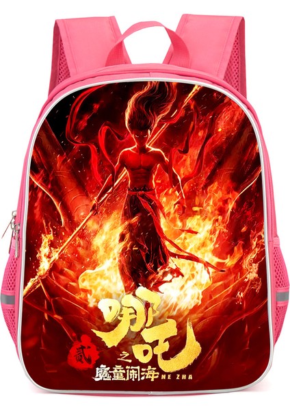 Nezha Iki Sihirli Çocuk Denizin Peşinde Anime Omuzlar Öğrenciler Okul Çantası Bilgisayar Çantası (Yurt Dışından)