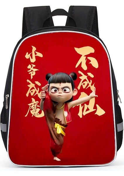 Nezha Iki Sihirli Çocuk Denizin Peşinde Anime Omuzlar Öğrenciler Okul Çantası Bilgisayar Çantası (Yurt Dışından)