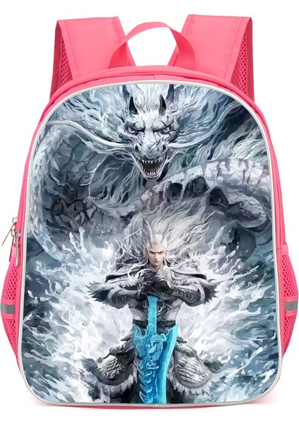 Nezha Iki Sihirli Çocuk Denizin Peşinde Anime Omuzlar Öğrenciler Okul Çantası Bilgisayar Çantası (Yurt Dışından)