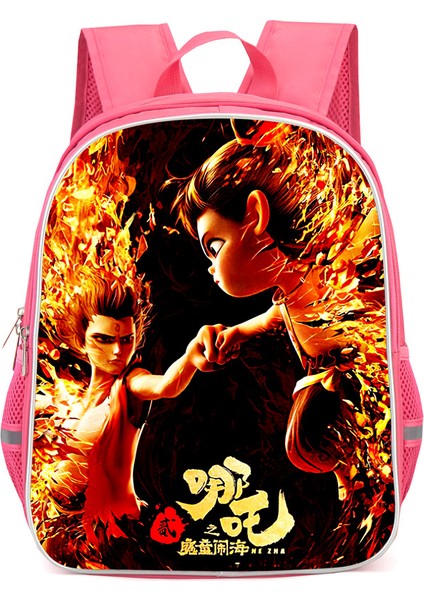 Nezha Iki Sihirli Çocuk Denizin Peşinde Anime Omuzlar Öğrenciler Okul Çantası Bilgisayar Çantası (Yurt Dışından)