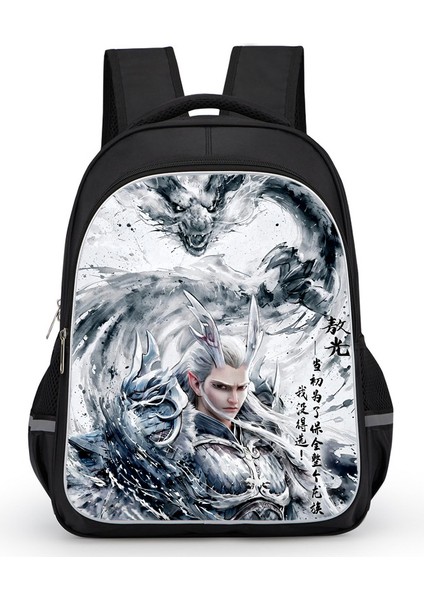 Nezha Iki Sihirli Çocuk Denizin Peşinde Anime Omuzlar Öğrenciler Okul Çantası Bilgisayar Çantası (Yurt Dışından)