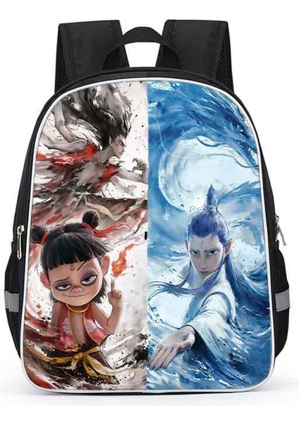 Nezha Okul Çantası Ilkokul Öğrencileri Karikatür Çocuk Anaokulu 1-2 Sınıf Kız Okul Çantası (Yurt Dışından)