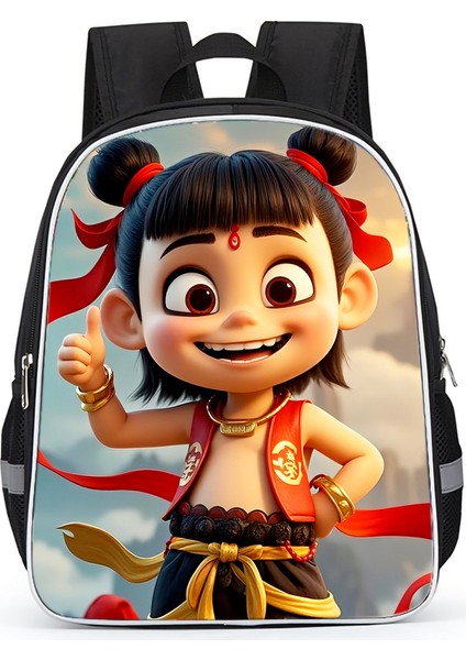 Nezha Iki Sihirli Çocuk Denizin Peşinde Anime Omuzlar Öğrenciler Okul Çantası Bilgisayar Çantası (Yurt Dışından)
