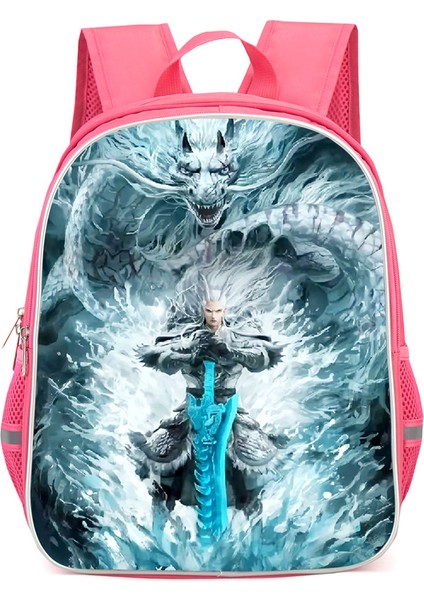 Nezha Iki Sihirli Çocuk Denizin Peşinde Anime Omuzlar Öğrenciler Okul Çantası Bilgisayar Çantası (Yurt Dışından)