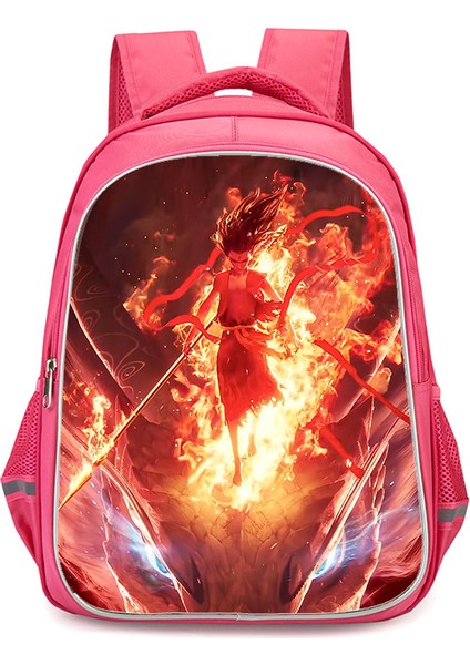Nezha Iki Sihirli Çocuk Denizin Peşinde Anime Omuzlar Öğrenciler Okul Çantası Bilgisayar Çantası (Yurt Dışından)