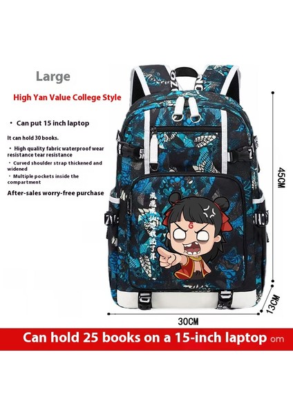 Nezha Okul Çantası Yakışıklı Ilkokul Öğrencileri Ortaokul (Yurt Dışından)