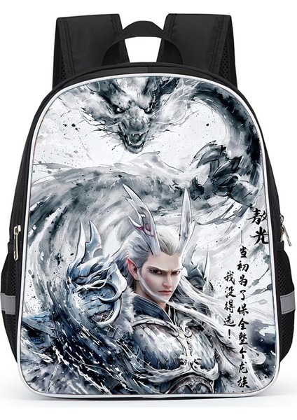 Nezha Iki Sihirli Çocuk Denizin Peşinde Anime Omuzlar Öğrenciler Okul Çantası Bilgisayar Çantası (Yurt Dışından)
