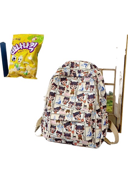 Okul Çantası Nezha Kız Çocuk Moda Omuz Çantası (Yurt Dışından)