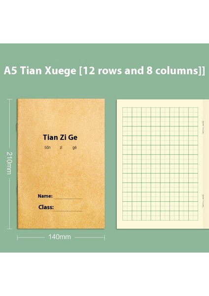 Kraft Kağıt Çalışma Kitabı Ilkokul ve Ortaokul Öğrencileri Birleştirilmiş Standart Alıştırma Kitabı Ingilizce Matematik Kompozisyon Kitabı Defter 10 Kitap Seti (Yurt Dışından)