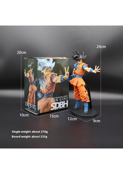 Yedi Dragon Ball Süper Saiyan El Yapmak Için Anime Modeli Çevre Süsleri Sun Wukong Vegeta Klasik Süper Sai (Yurt Dışından)