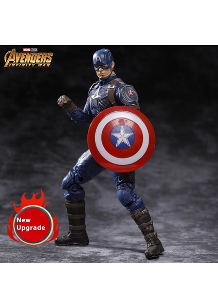 Avengers 7 Inç Demir Örümcek Adam Elde Taşınabilir Ofis Parçası Oyuncaklar Kaptan Amerika Yok Edici (Yurt Dışından)