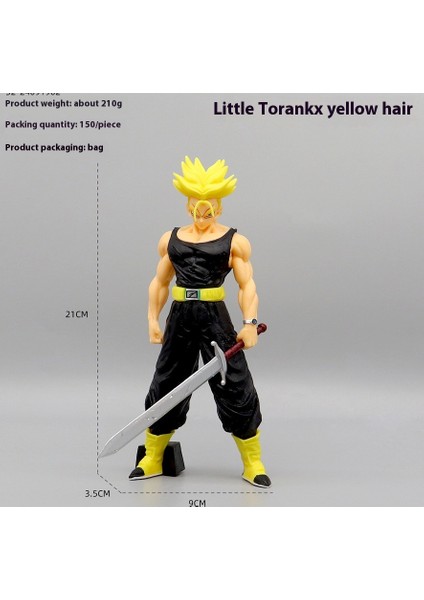 Yedi Dragon Ball Süper Saiyan El Yapmak Için Anime Modeli Çevre Süsleri Sun Wukong Vegeta Klasik Süper Sai (Yurt Dışından)