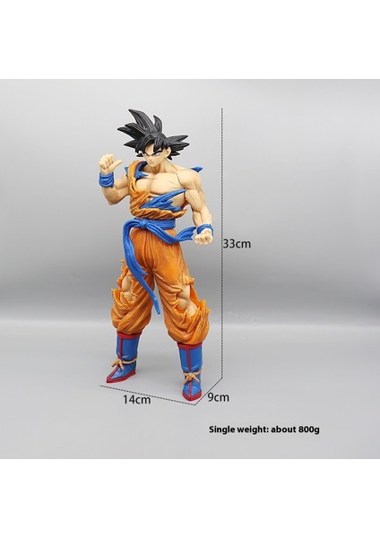 Yedi Dragon Ball Süper Saiyan El Yapmak Için Anime Modeli Çevre Süsleri Sun Wukong Vegeta Klasik Süper Sai (Yurt Dışından)