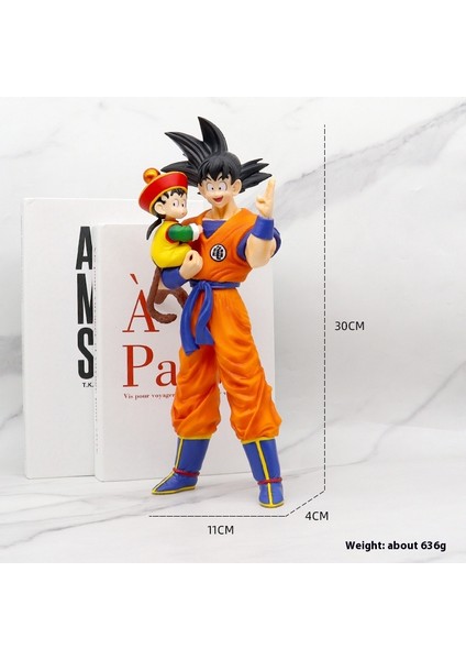 Yedi Dragon Ball Süper Saiyan El Yapmak Için Anime Modeli Çevre Süsleri Sun Wukong Vegeta Klasik Süper Sai (Yurt Dışından)