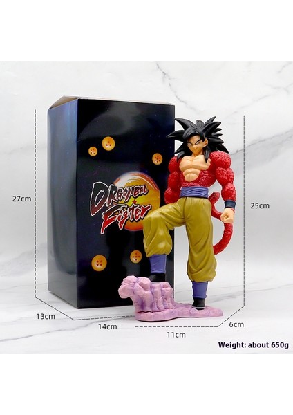 Yedi Dragon Ball Süper Saiyan El Yapmak Için Anime Modeli Çevre Süsleri Sun Wukong Vegeta Klasik Süper Sai (Yurt Dışından)