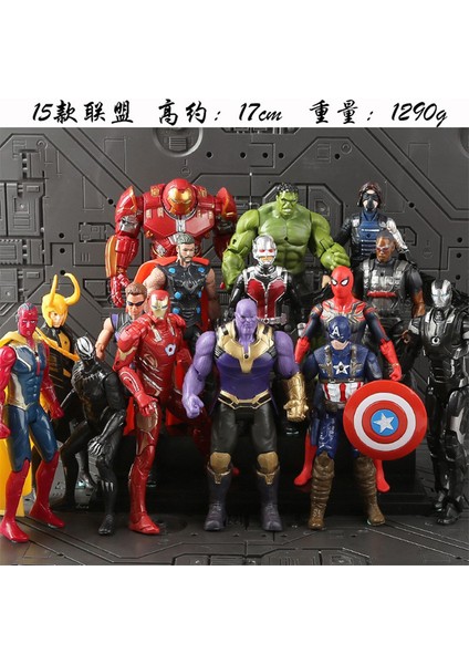 Avengers Figürleri League Of Legends Iron Man Örümcek Adam Thor Hulk (Yurt Dışından)