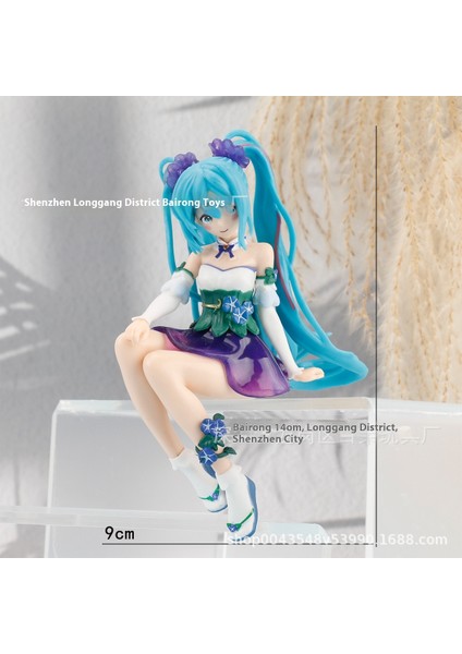 Hatsune Miku El Modeli Ikincil Yuan Sevimli Masaüstü Şasi Süsleri El Aleti (Yurt Dışından)