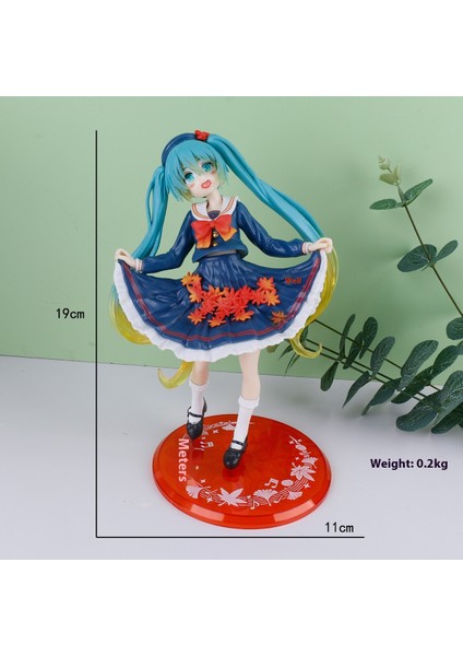 Hatsune Miku El Modeli Ikincil Yuan Sevimli Masaüstü Şasi Süsleri El Aleti (Yurt Dışından)