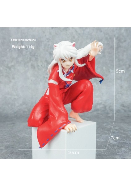 Inuyasha Bebek Avcıları Oturan Ikincil Model Bebek Araba Dekorasyon Süsleme Modeli (Yurt Dışından)
